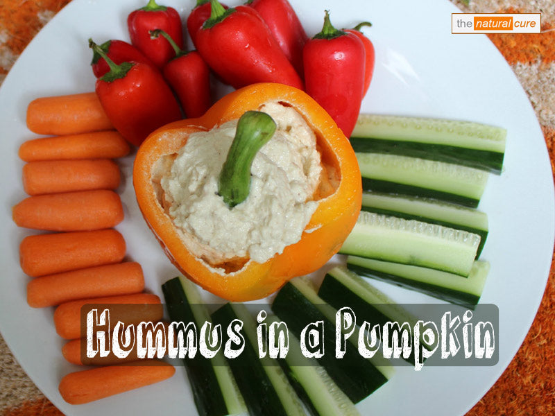 Hummus in a Pumpkin